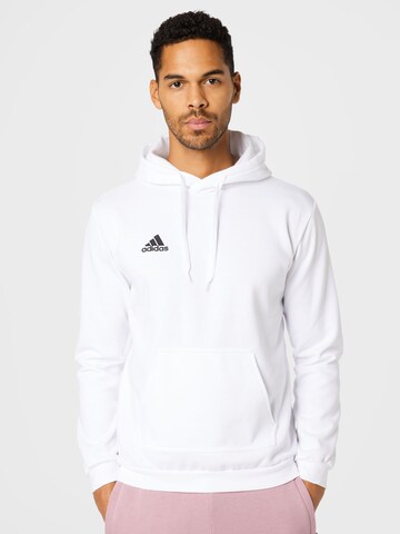 Sweat de sport 'Entrada 22' ADIDAS SPORTSWEAR en blanc : devant