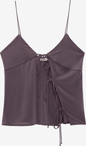 Haut Pull&Bear en violet : devant