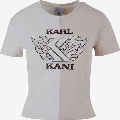 Karl Kani T-shirt en beige / marron / blanc, Vue avec produit