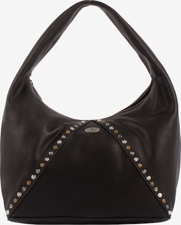 DreiMaster Vintage Shoulder Bag 'Altiplano' in Black: front