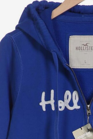 HOLLISTER Sweatshirt & Zip-Up Hoodie in L in Blue