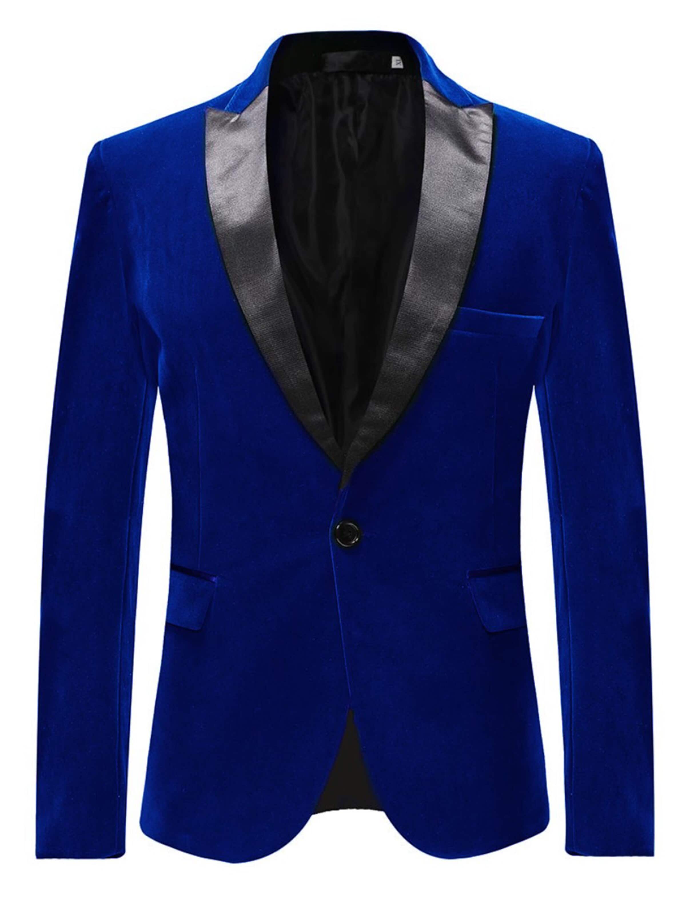 ALLTHEMEN Regular fit Suit Jacket 'Lichtung' in Blue: front