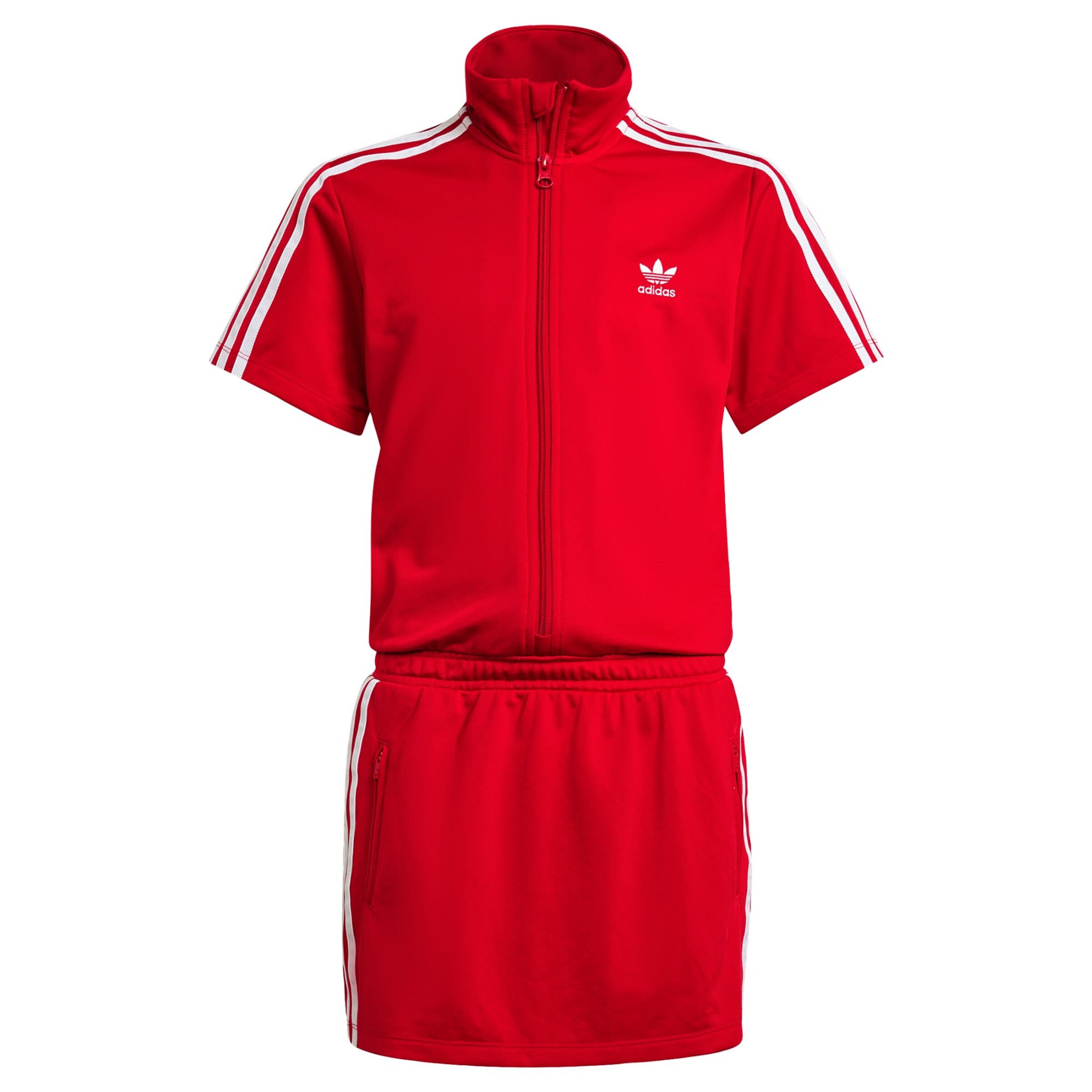 ADIDAS ORIGINALS - Vestido 'Firebird' en rojo: frente
