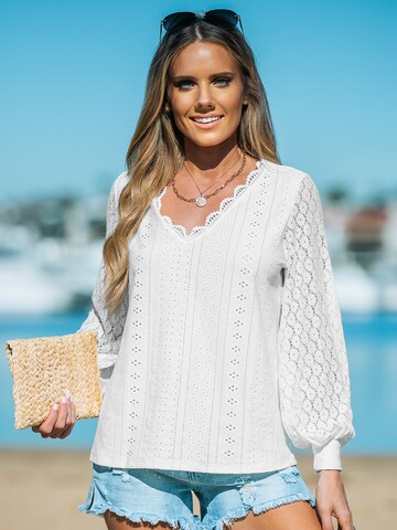 Cupshe Blouse 'CAA04B3H003CC' in White: front