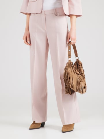 MORE & MORE Широкий Плиссированные брюки в Ярко-розовый: спереди