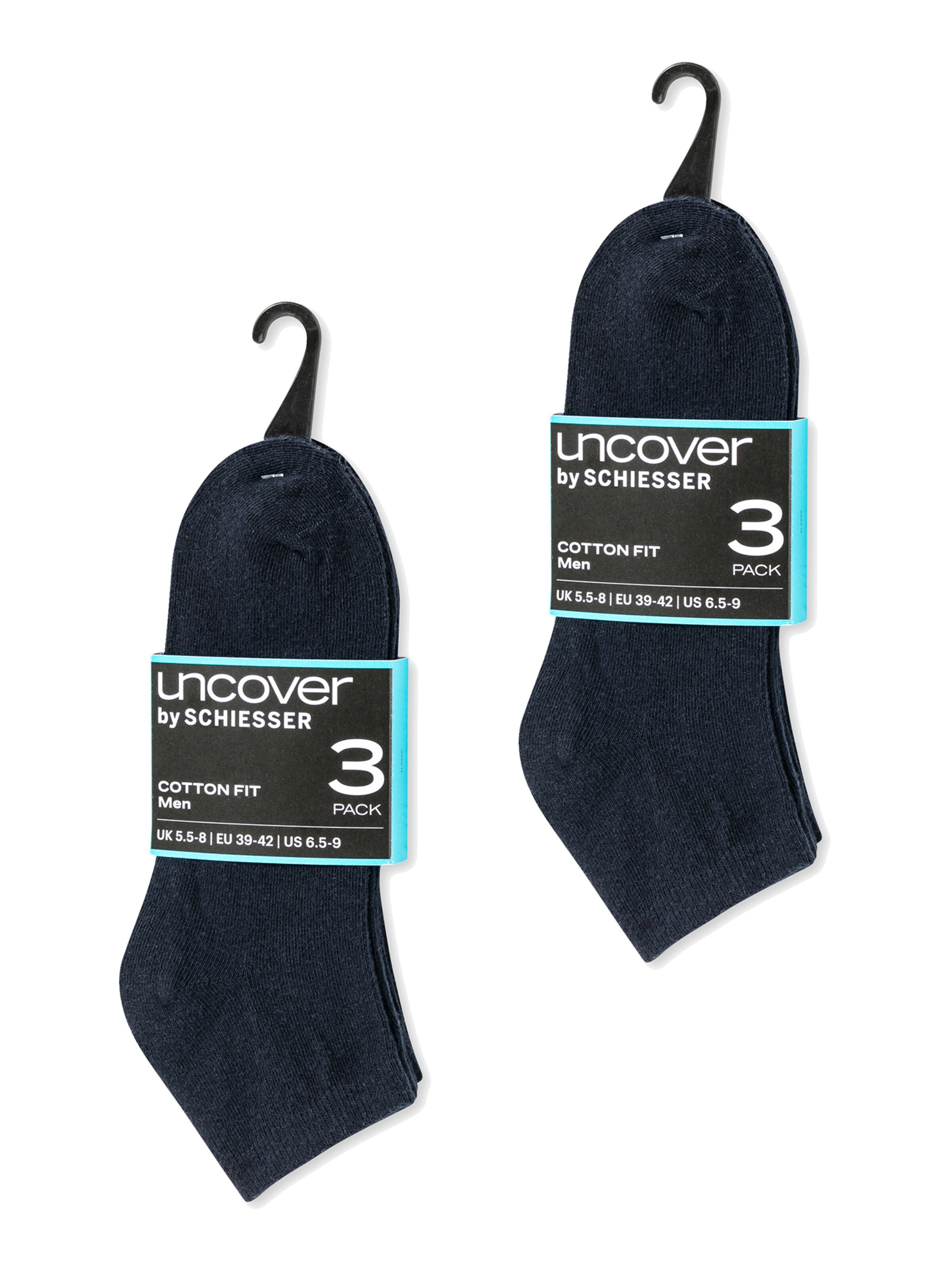uncover by SCHIESSER Ankle socks in Blue