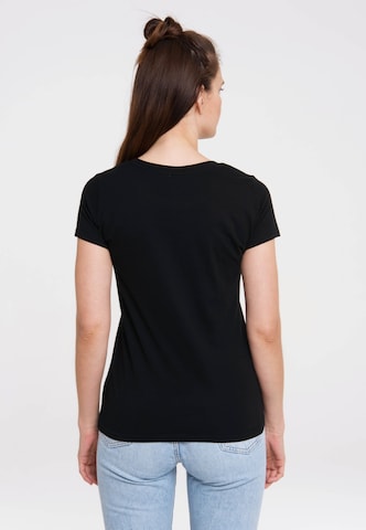 LOGOSHIRT Shirt 'Der kleine Maulwurf' in Black