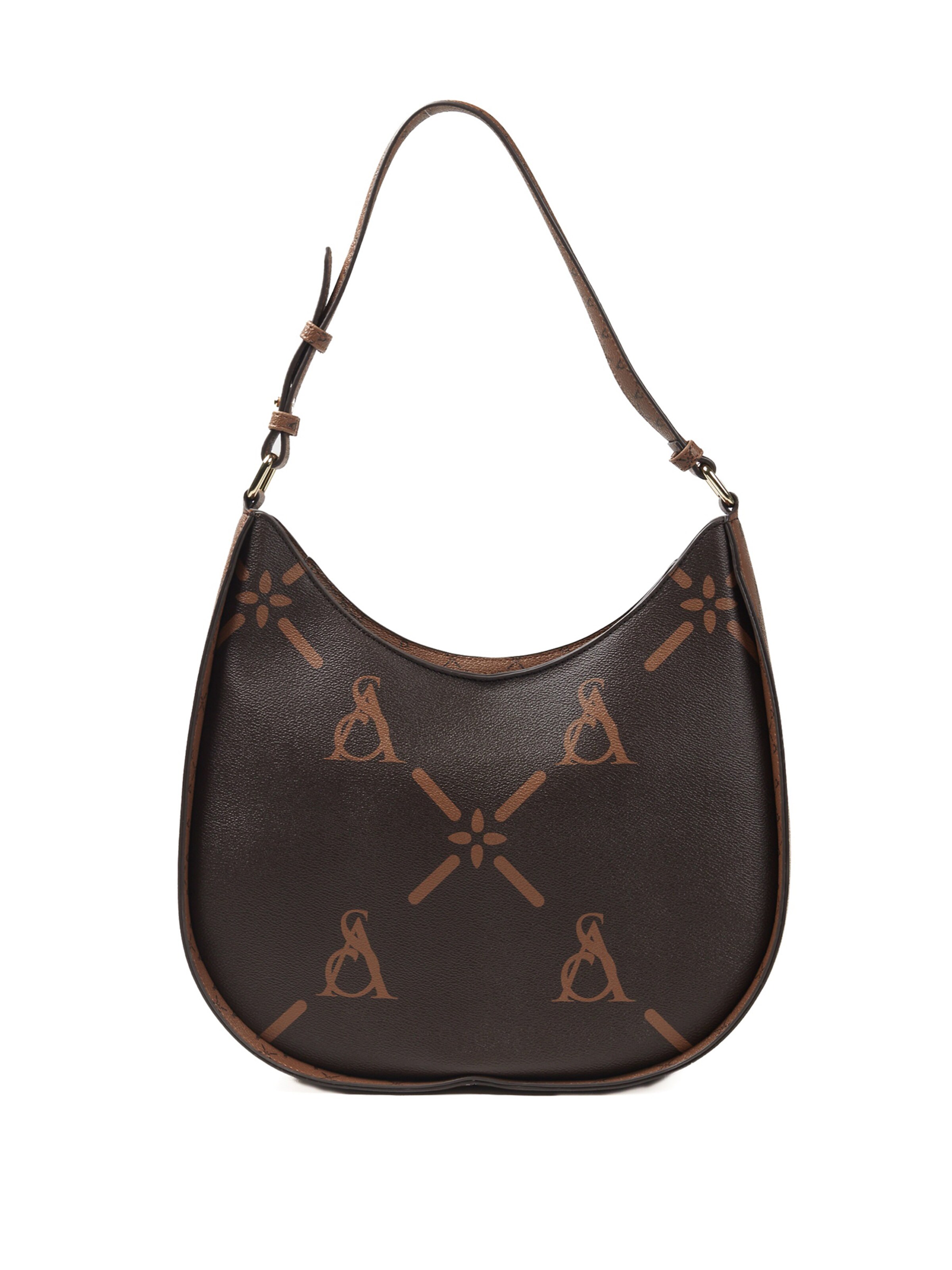 L'Atelier Du Sac Handtasche in braun / dunkelbraun, Produktansicht