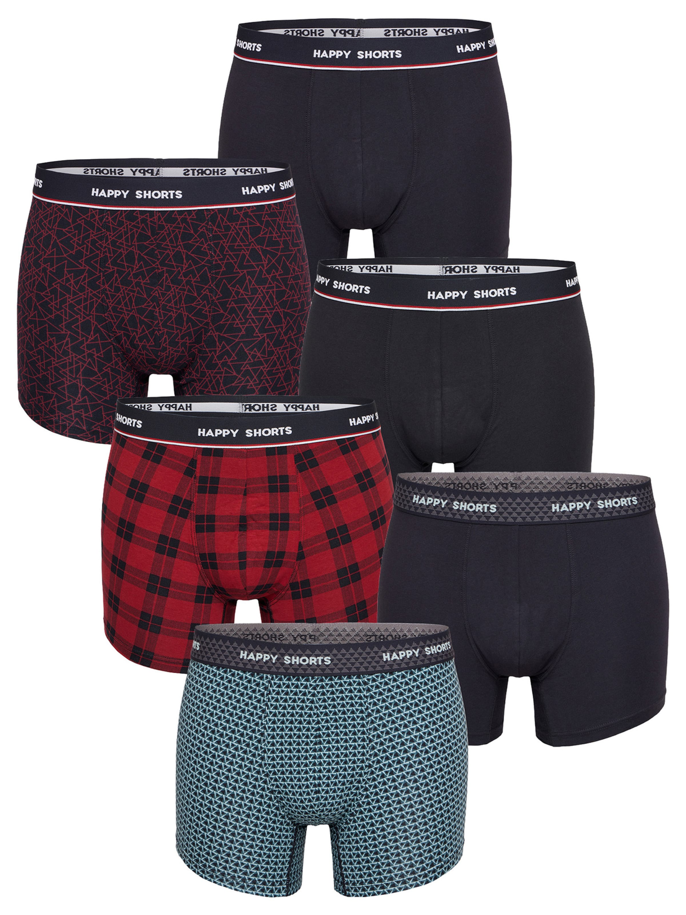 Happy Shorts Retro Pants ' Dark Jersey Sets ' in Blau: Vorderseite