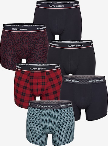 Happy Shorts Retro Pants ' Dark Jersey Sets ' in Blau: Vorderseite