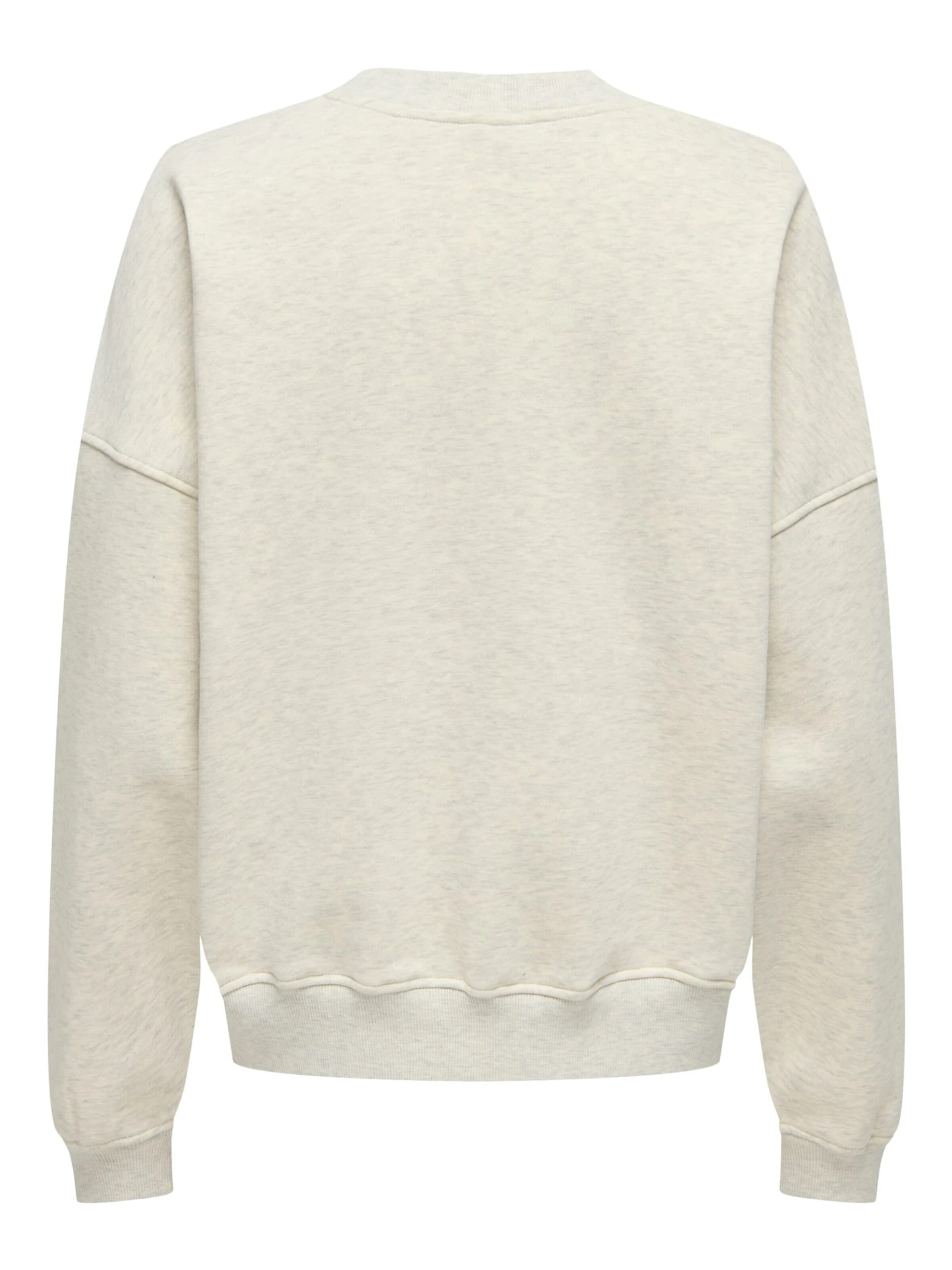 Jaqueline de Yong Sweatshirt 'Mesa' in Beige: front
