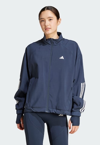 ADIDAS PERFORMANCE - Chaqueta deportiva 'Hyperglam' en azul: frente