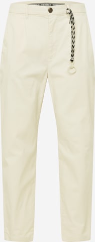 TOM TAILOR DENIM Regular Chino Pants in Beige: front