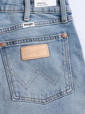 WRANGLER Regular Jeans 'STRAIGHT SUNSET'‌ in Blau