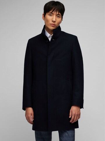 HECHTER PARIS Between-Seasons Coat in Blue: front