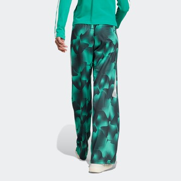 ADIDAS SPORTSWEAR Široký strih Športové nohavice - Zelená