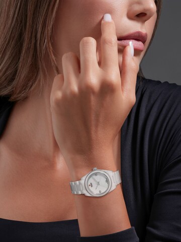 SWISS MILITARY HANOWA Uhr 'Swiss Recruit Lady Ceramic' in Weiß