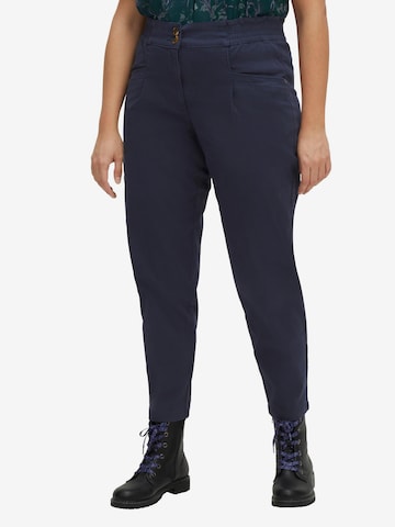 SHEEGO Slimfit Chinohose in Blau: predná strana