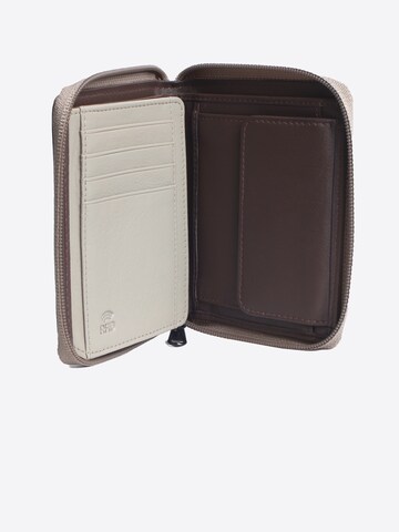 VARGU Portemonnaie ' ' WENS 1-A mono '' in Braun