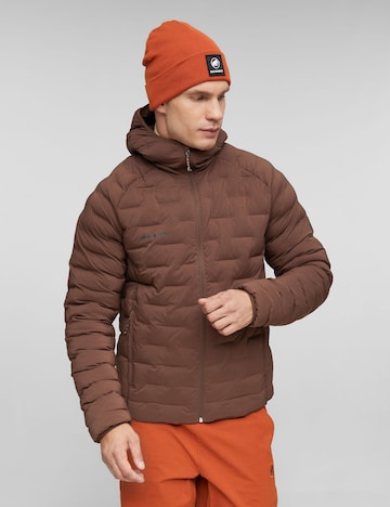 MAMMUT Athletic Jacket in Brown: front