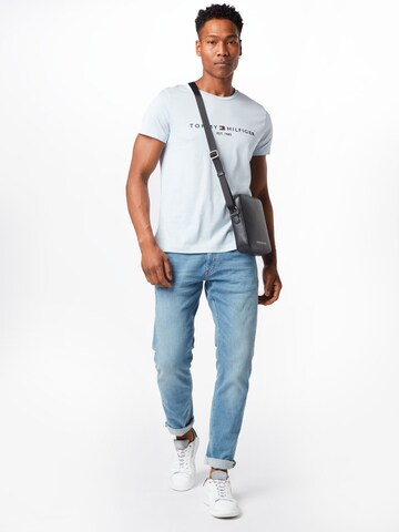 Regular fit Maglietta di TOMMY HILFIGER in blu