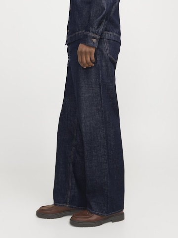 Wide Leg Jean 'JJIDave JJCooper' JACK & JONES en bleu