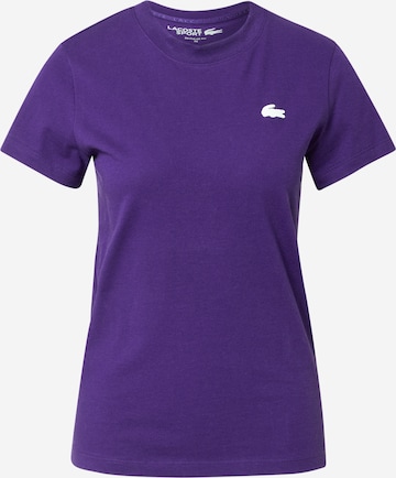 Lacoste Sport Funkcionalna majica | vijolična barva: sprednja stran