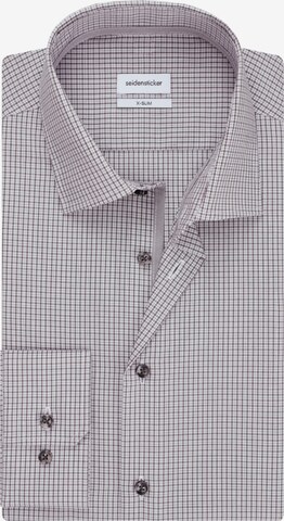 SEIDENSTICKER Regular fit Business Shirt in Grey