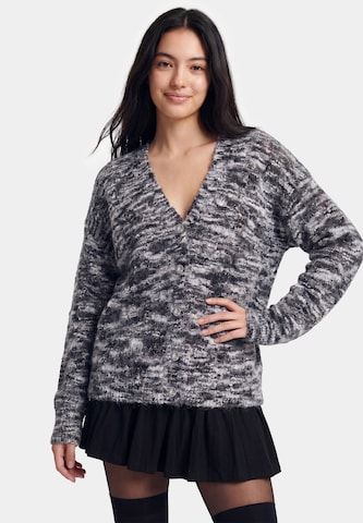 Cardigan myMo ROCKS en noir : devant