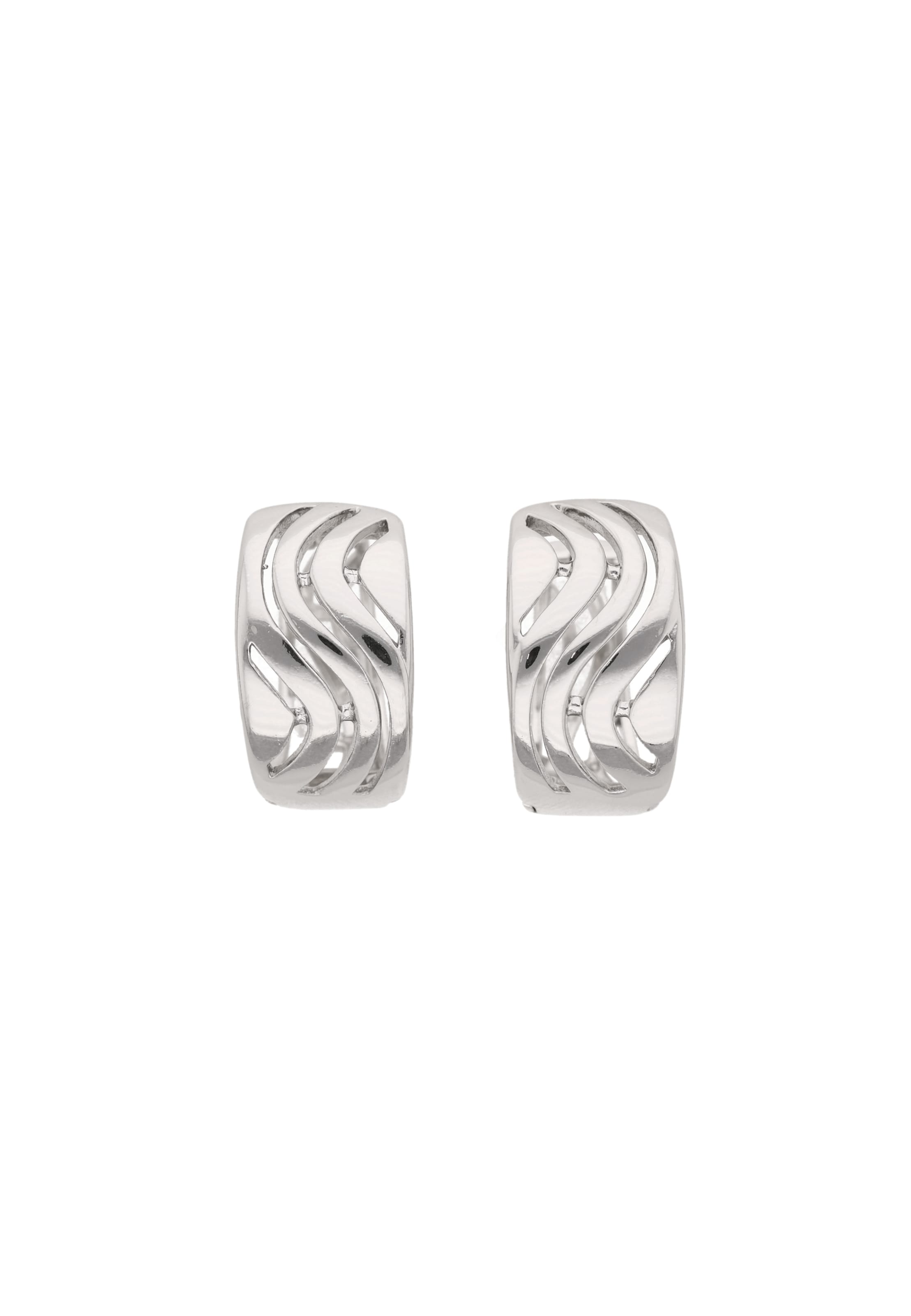 IZIA Ohrringe in Silber: Vorderseite