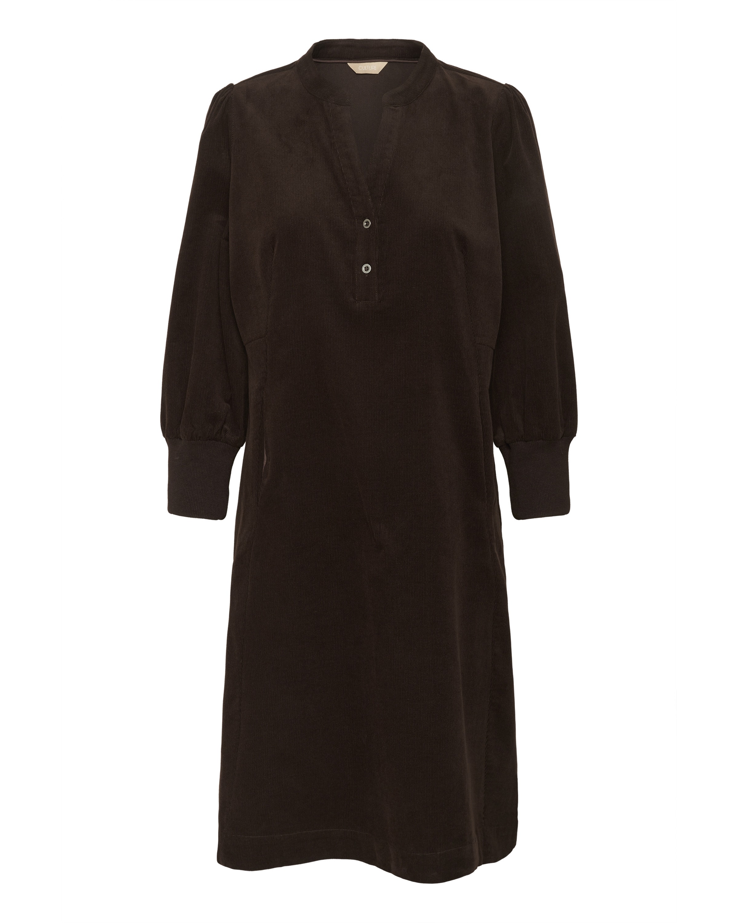 CULTURE Košilové šaty 'Rhaena' – hnědá: přední strana
