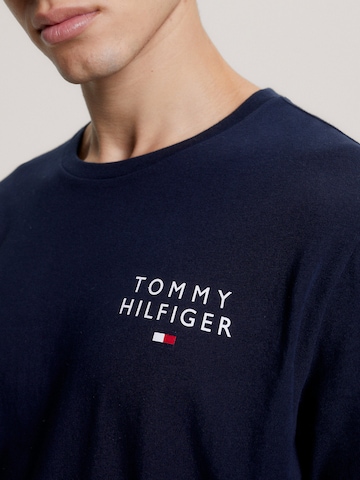 TOMMY HILFIGER Hosszú pizsama - kék