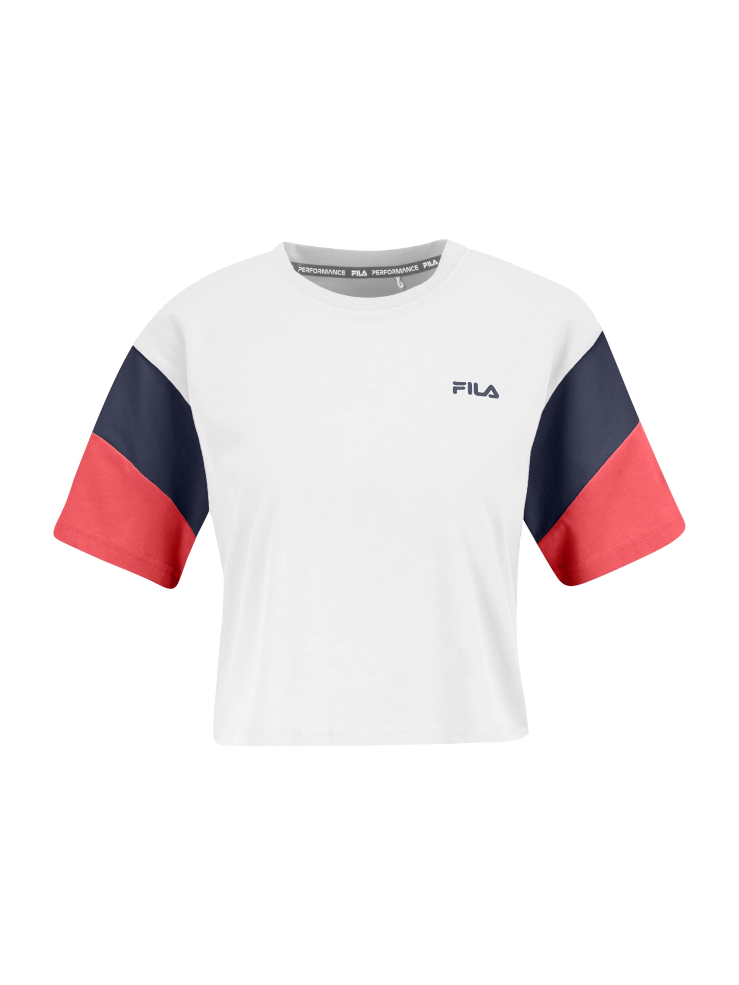 T-shirt fonctionnel 'TEMI' FILA en blanc : devant