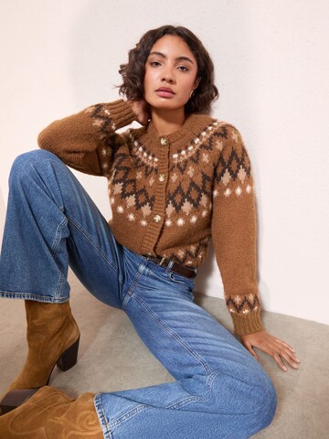Friends Like These Плетена жилетка в кафяво
