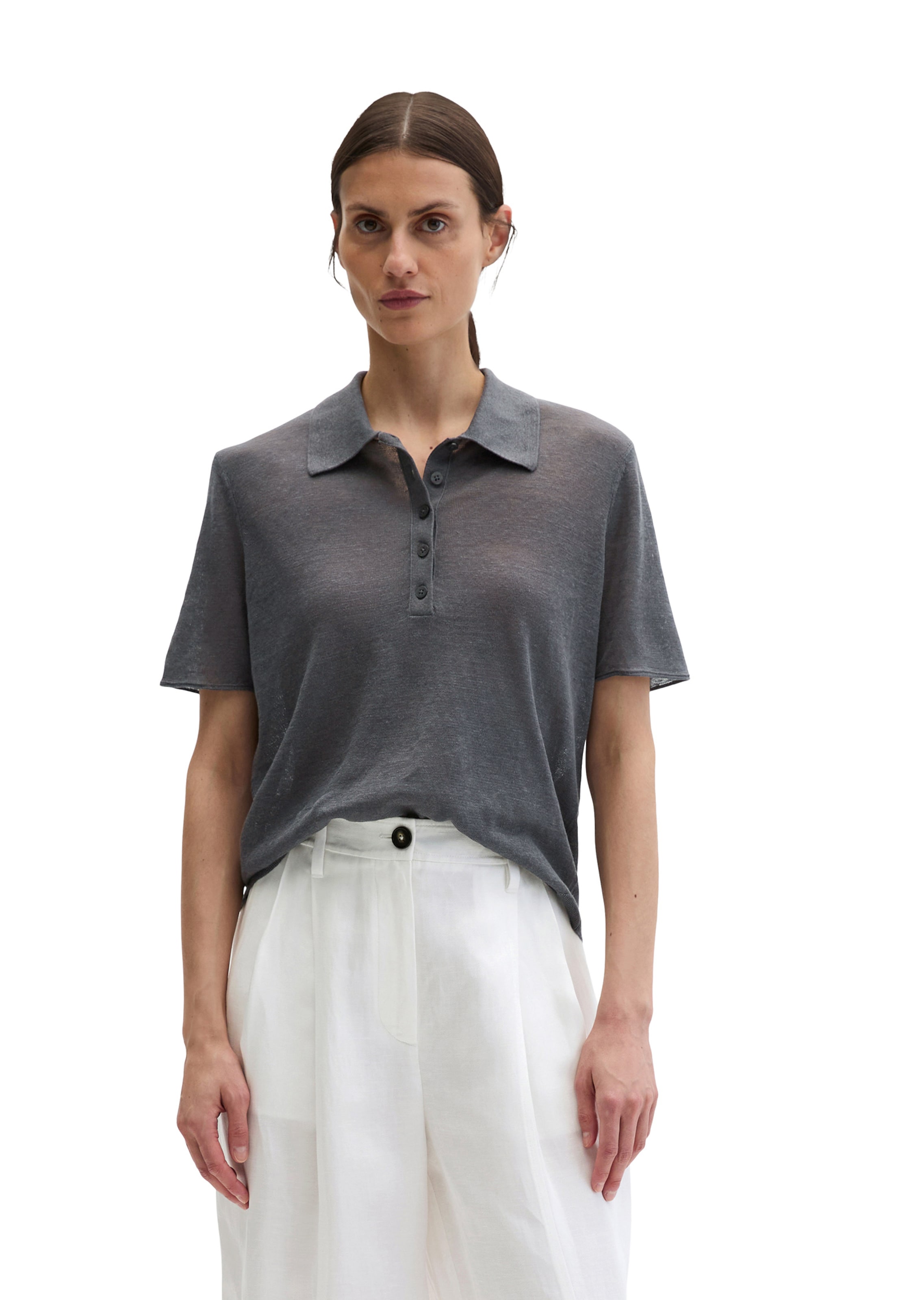 Marc O'Polo Sweater in Grey: front