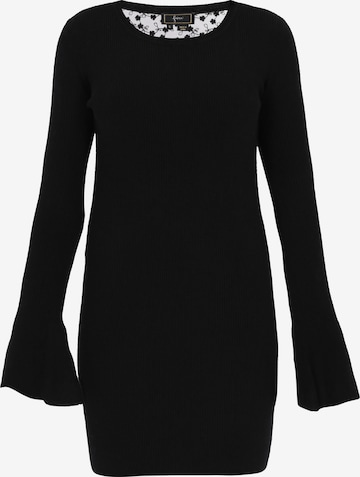 Robes en maille faina en noir : devant