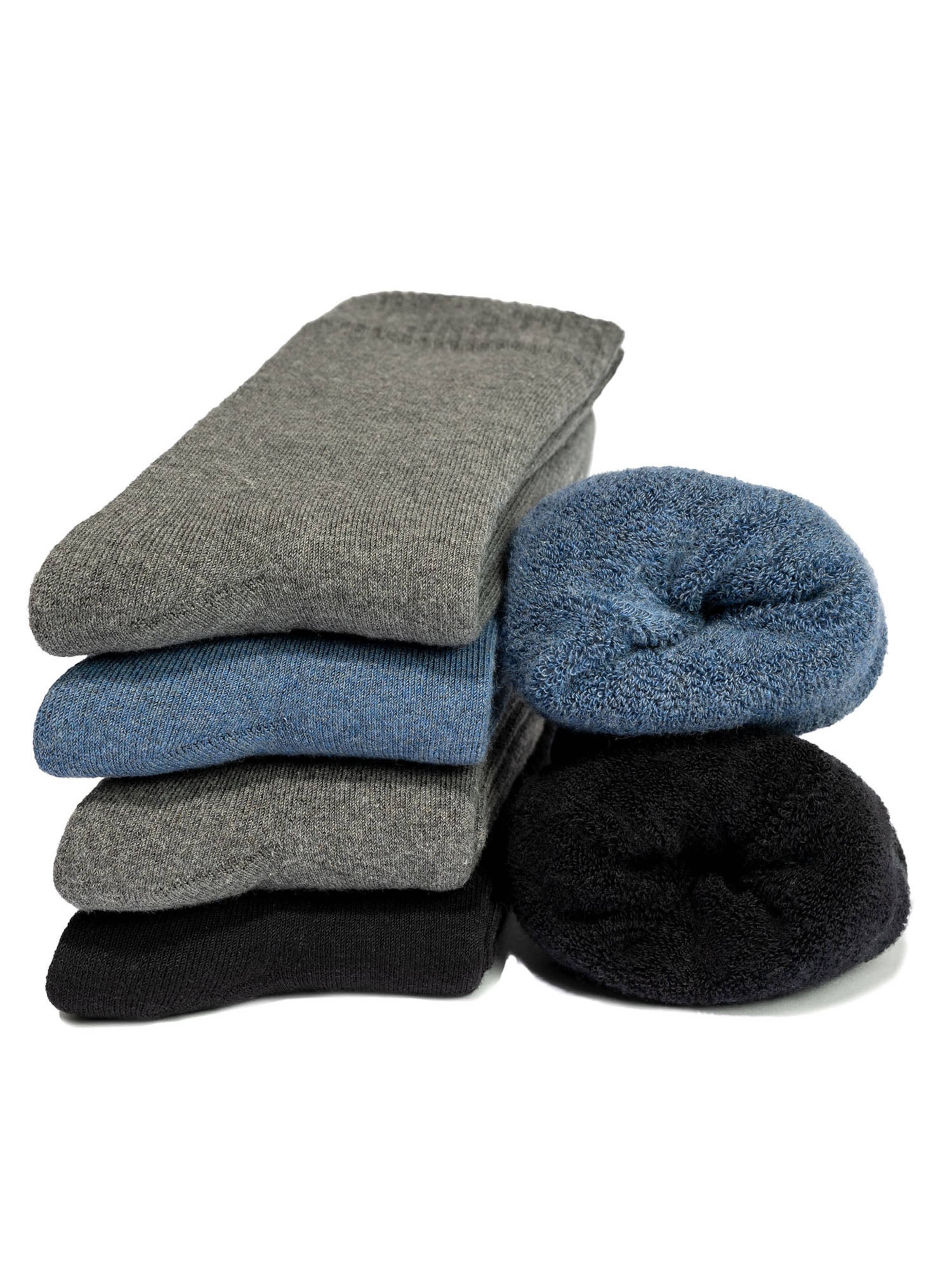 Occulto Socks 'Bille' in Blue: front