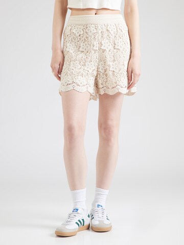 ONLY Regular Trousers 'ONLPERI' in White: front