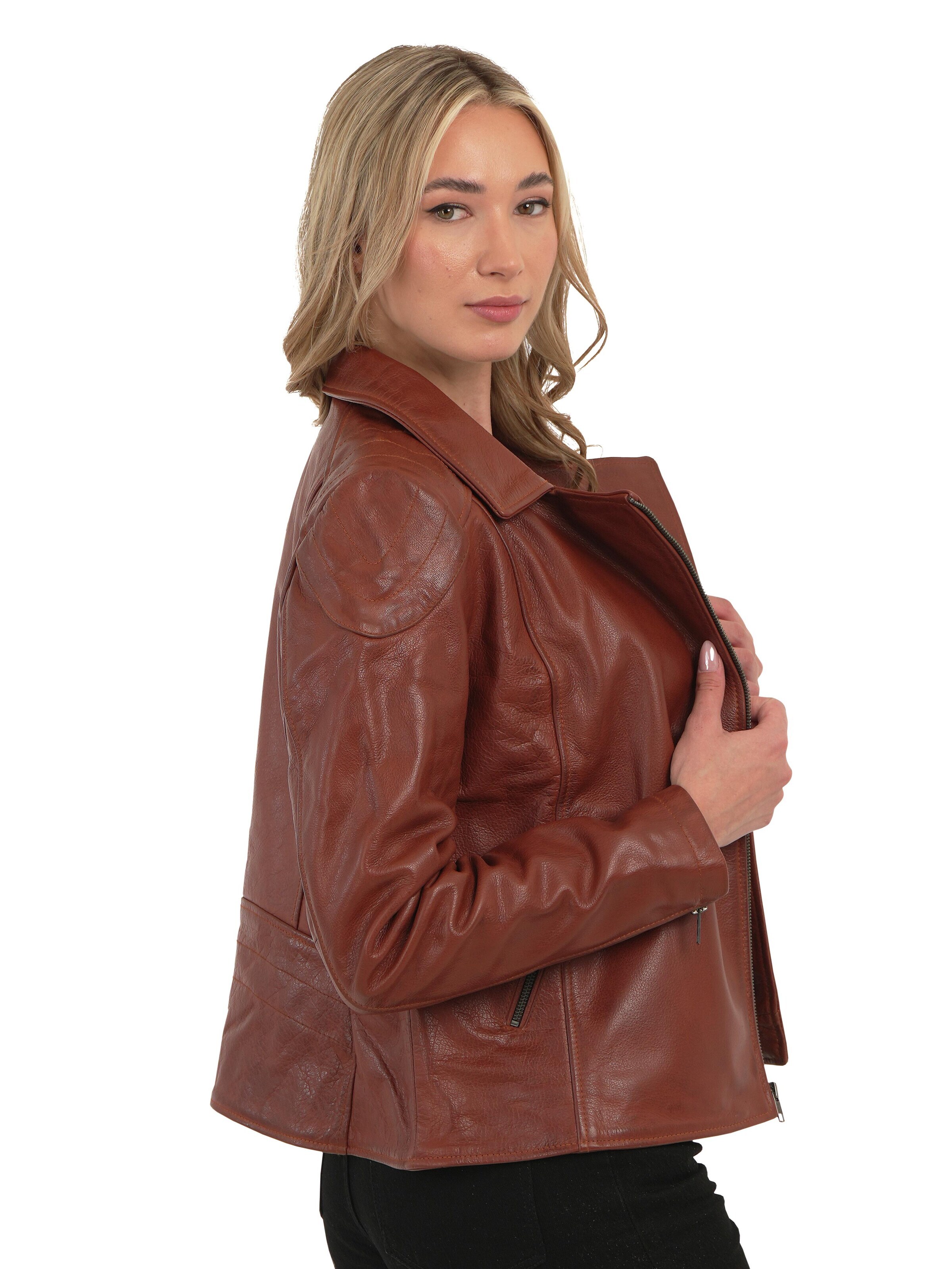 Chic and Clicks - Chaqueta de entretiempo 'Muse' en marrón