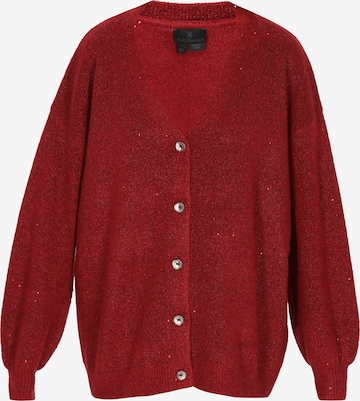 Cardigan DreiMaster Klassik en rouge : devant