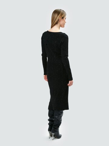 Influencer Strickjacke in Schwarz