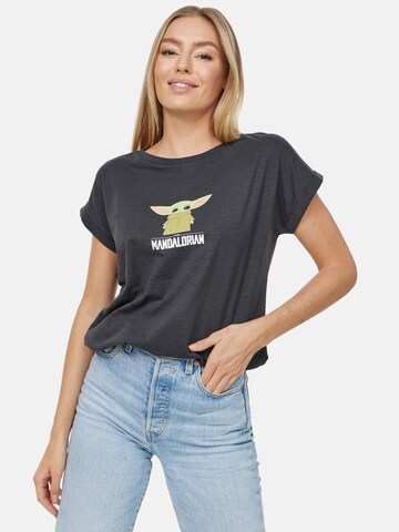 Recovered T-Shirt 'Star Wars The Mandalorian Child' in Schwarz