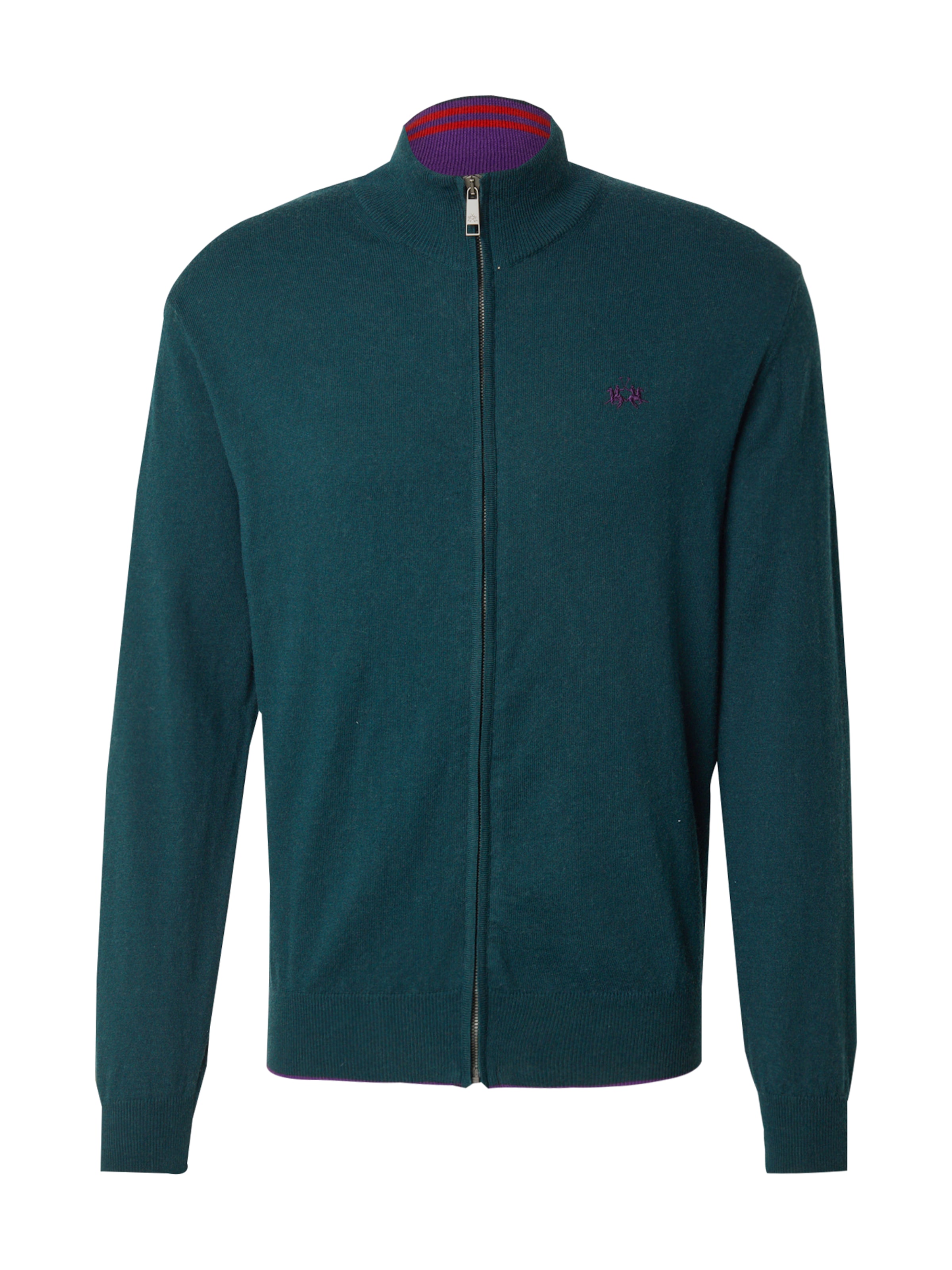 zaļš La Martina Adīta jaka: no priekšpuses