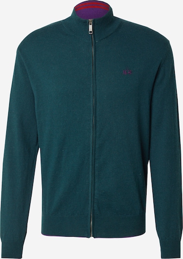 La Martina Cárdigan en verde oscuro / lila, Vista del producto