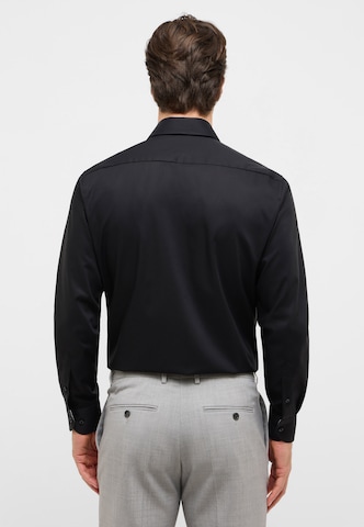 ETERNA Regular fit Zakelijk overhemd in Zwart
