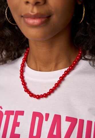 Chaîne My Jewellery en rouge : devant