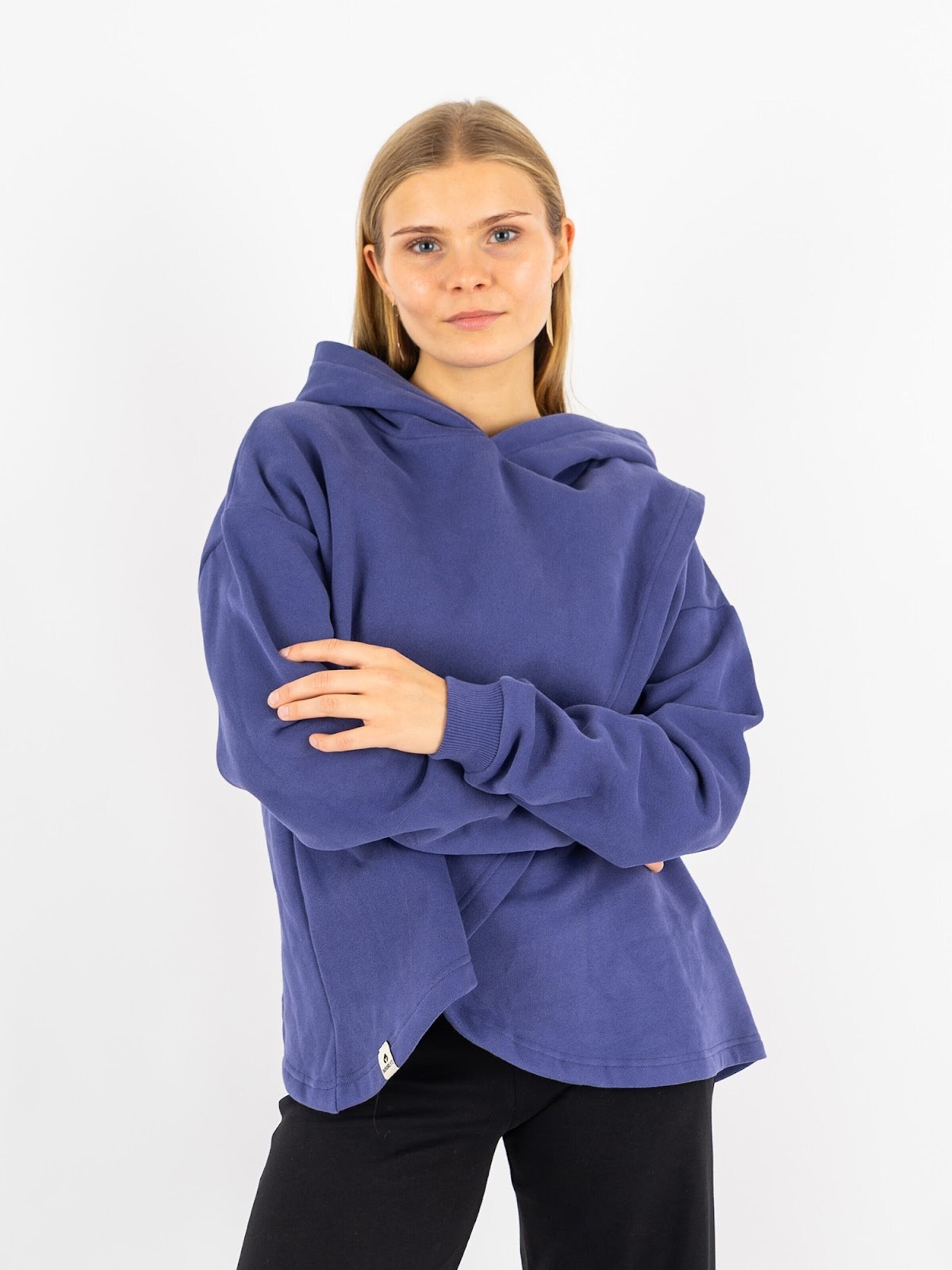 NOORLYS Sweatshirt 'VINGER' in Purple: front