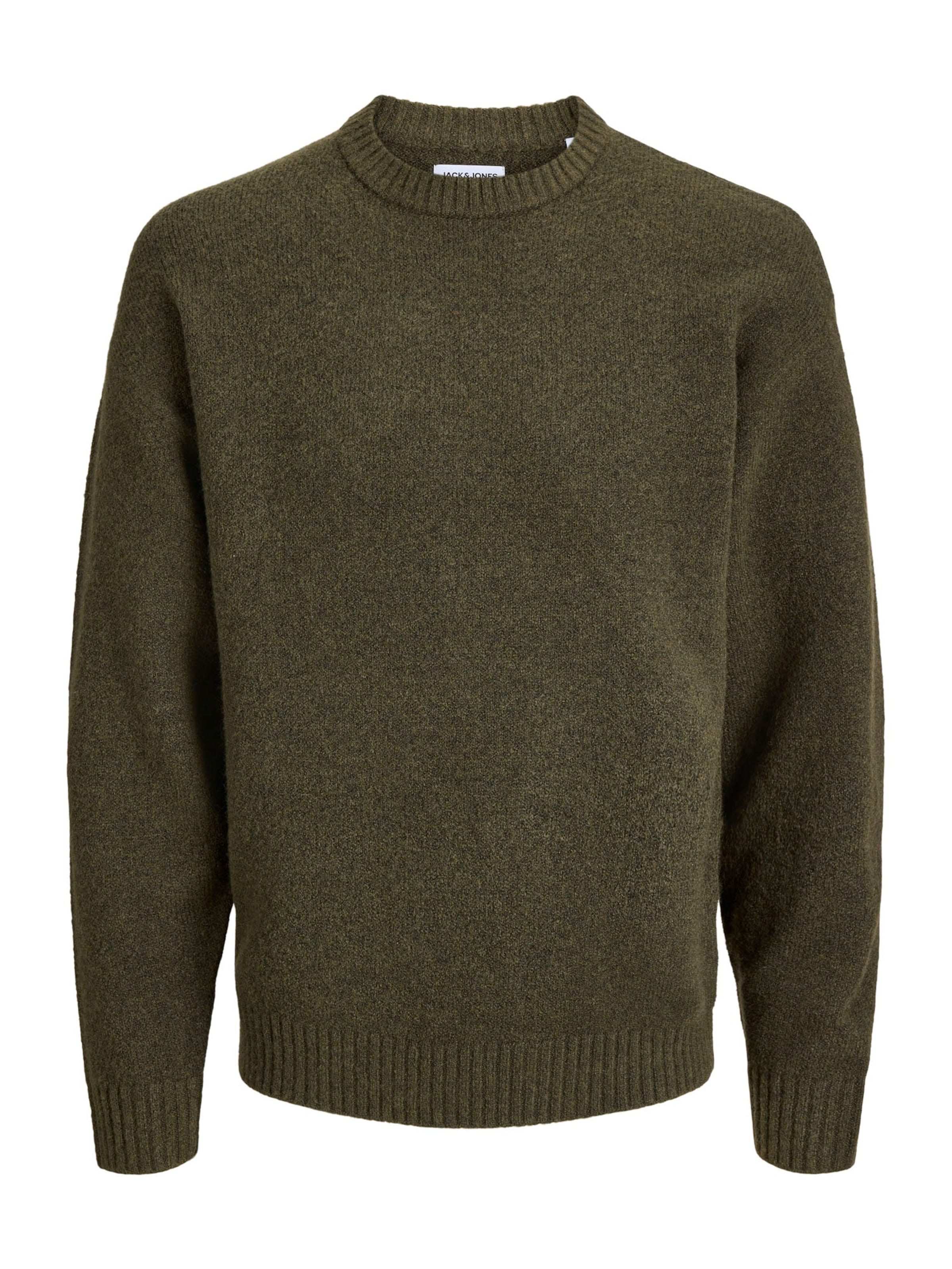 JACK & JONES Πουλόβερ 'JJESOHO OLLIE' σε καφέ: μπροστά