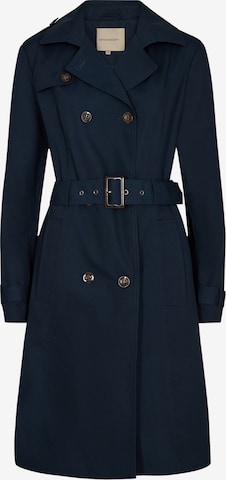 Soyaconcept Between-seasons coat 'LORA 5' in Blue: front