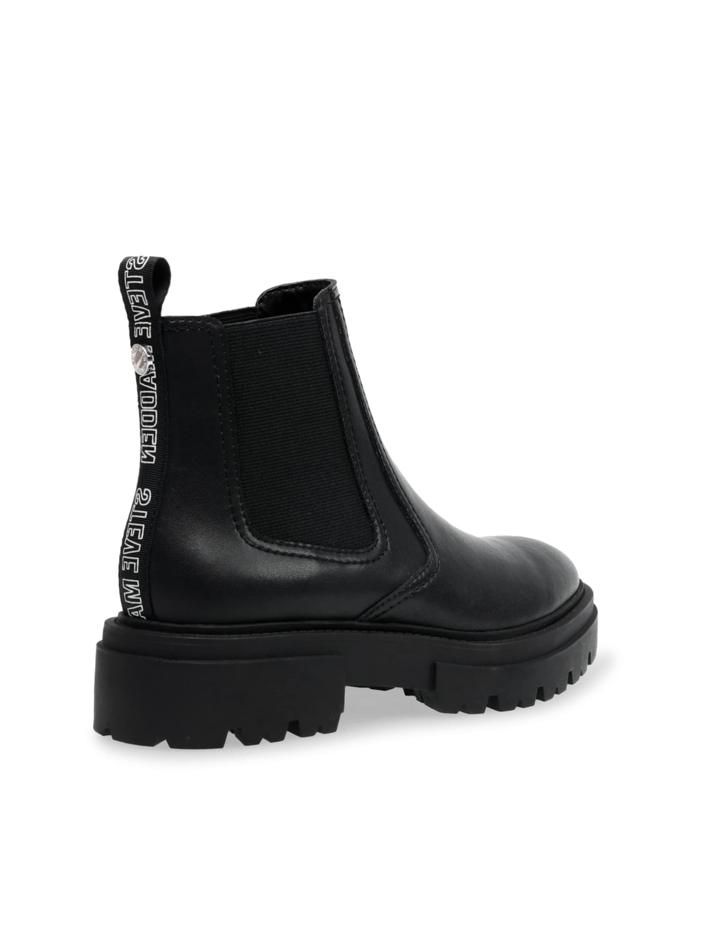 STEVE MADDEN Boot 'ASTUTE BLACK LEATHER' in Black